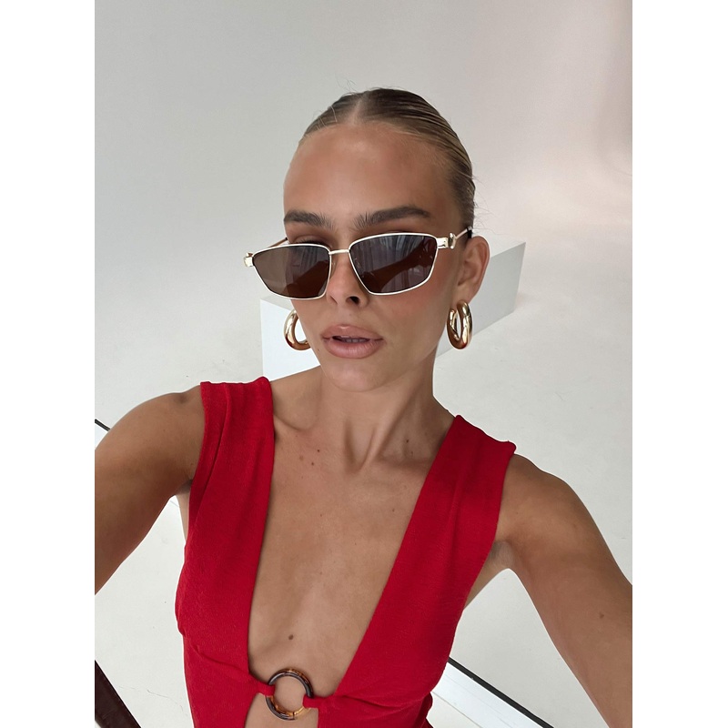Aletta Sunglasses Brown / Gold