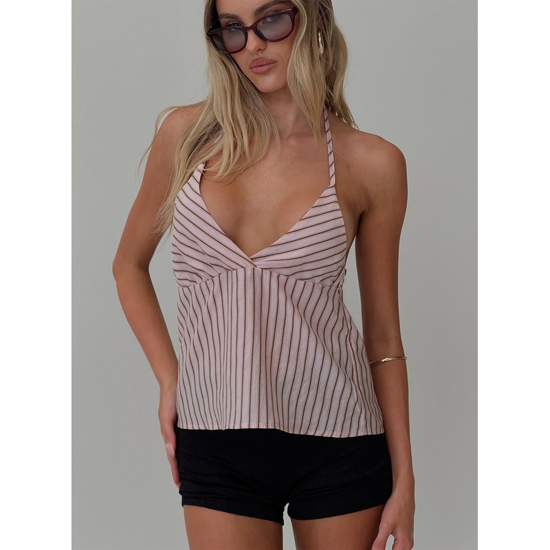 Alizee Top Pink Stripe