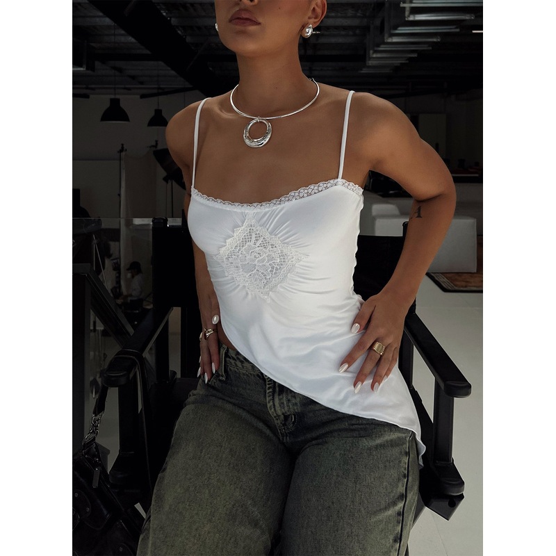 Amabella Asymmetric Top White