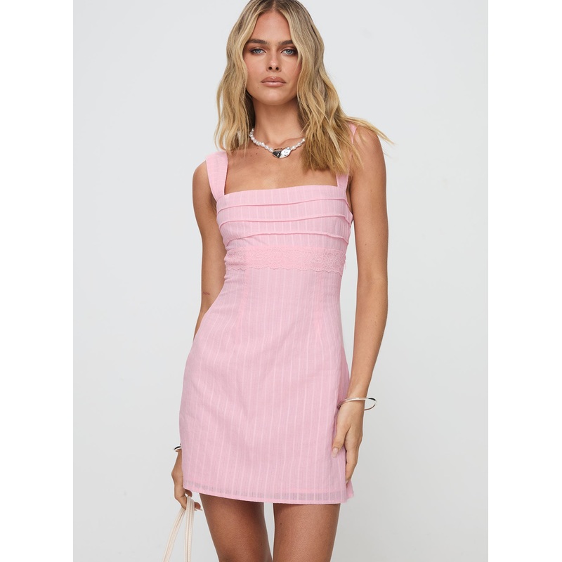Anyone But You Mini Dress Pink