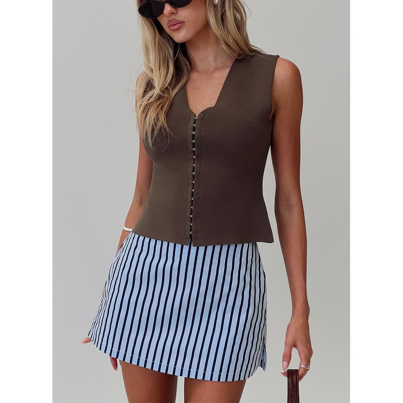 Gigi Skort Blue Stripe