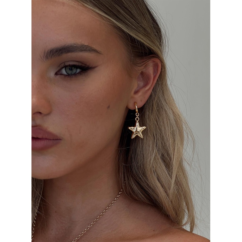 Nerine Earrings Gold