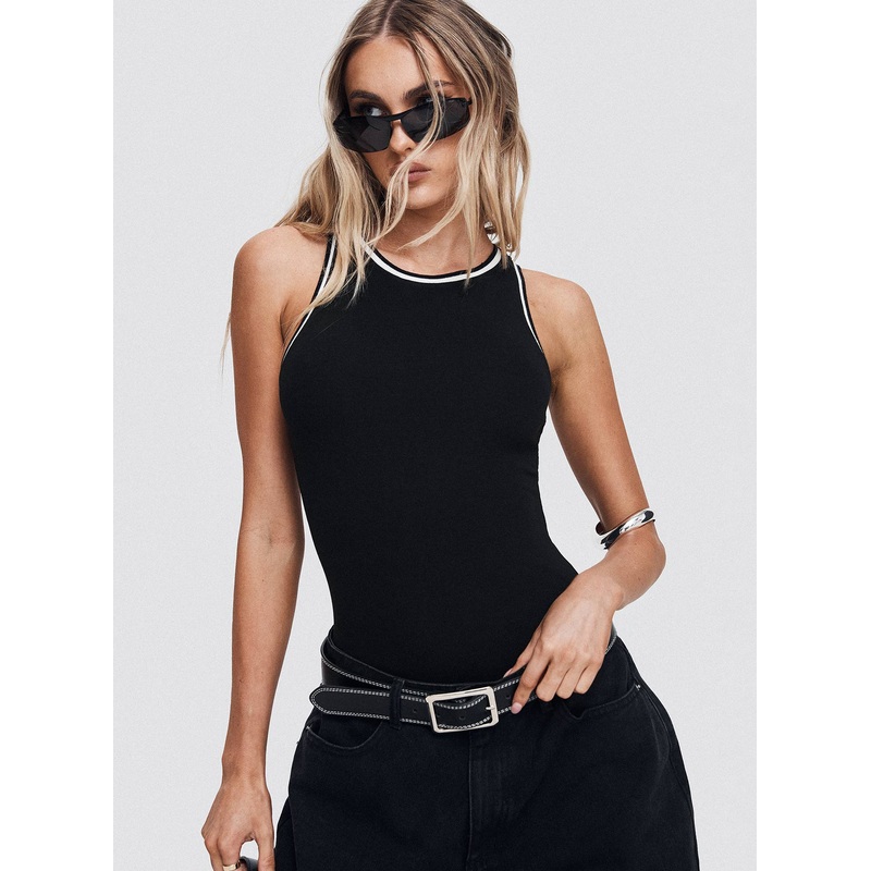 Pietra Bodysuit Black