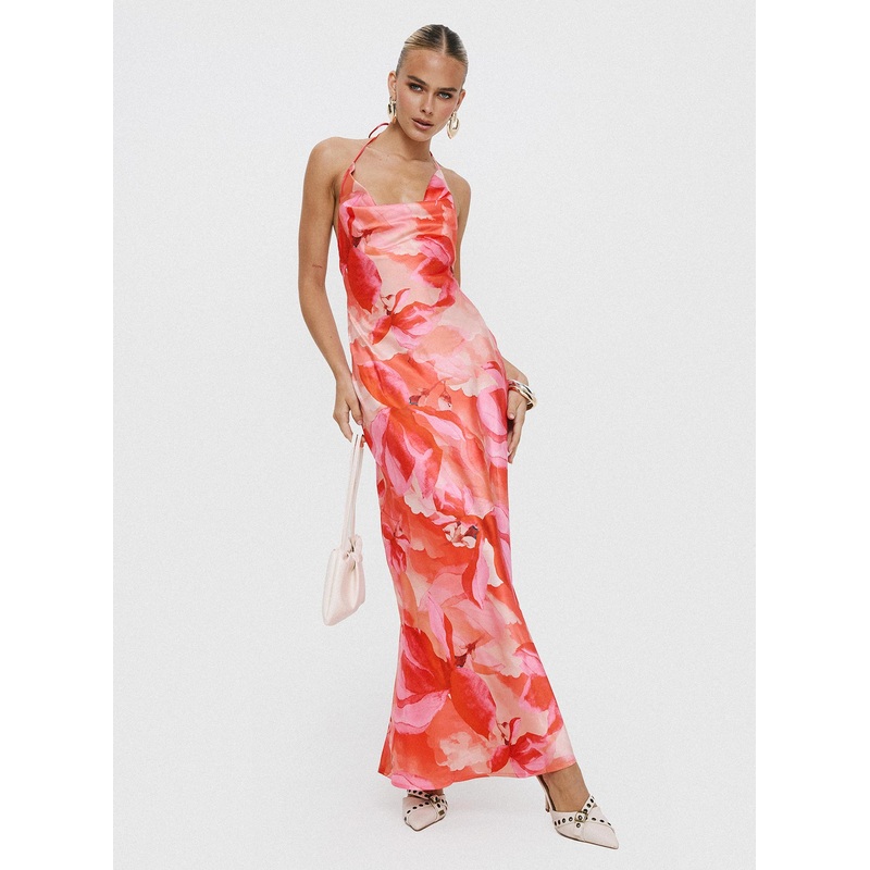 Simor Maxi Dress Red