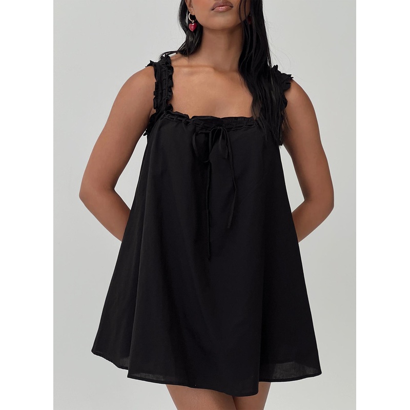 Swing Mini Dress Black