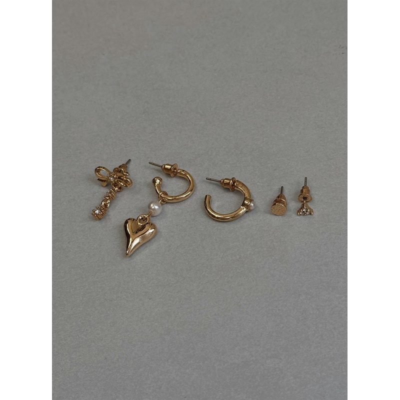Honeymoon Earring Pack Gold