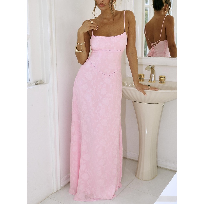 South Of France Maxi Dress Pink