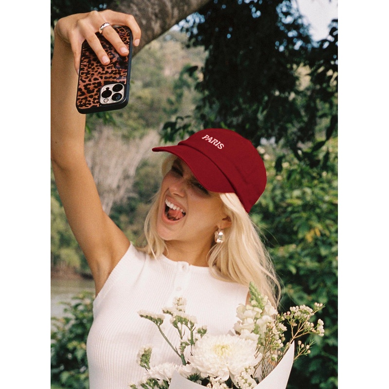 Streets Of Paris Hat Red