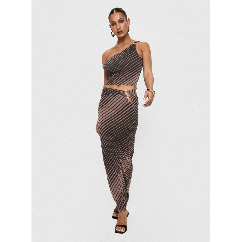 Whiley Maxi Skirt Multi Stripe
