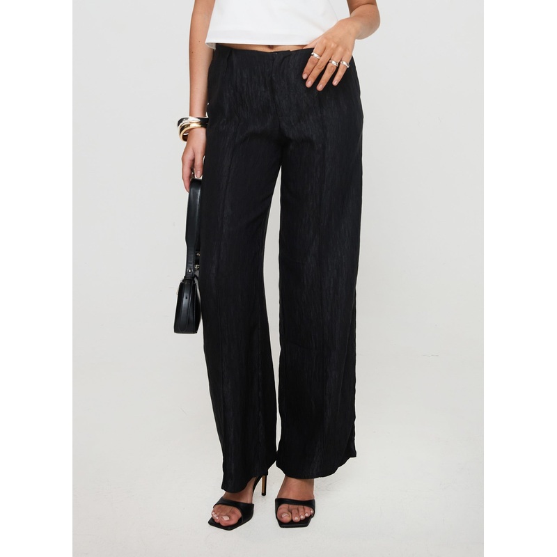 Bonnet Wide Leg Pants Black