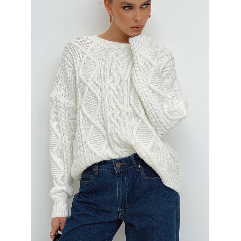 Canlish Cable Sweater Cream