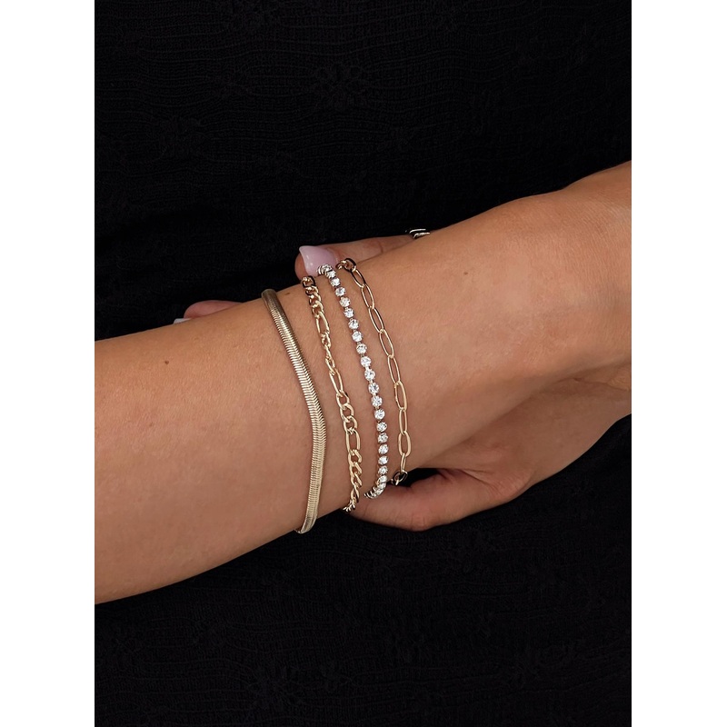 Esmerie Bracelet Set Gold