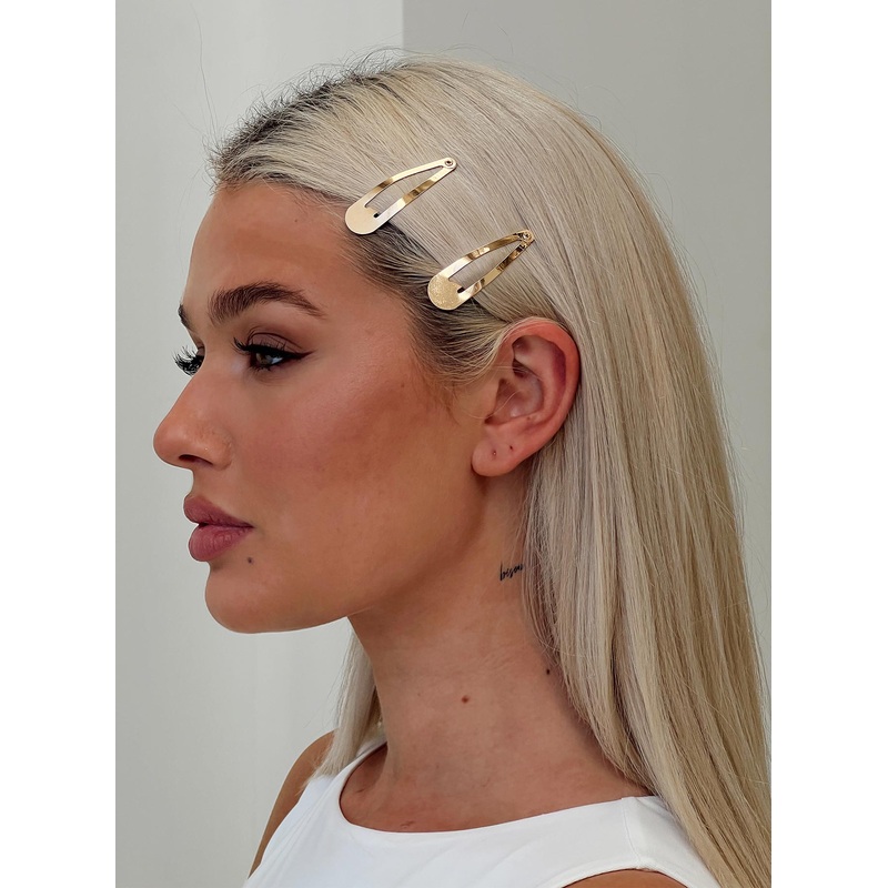Felipe Hair Clip Pack Gold