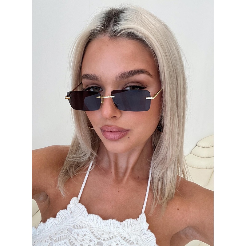 Indi Sunglasses Black / Gold