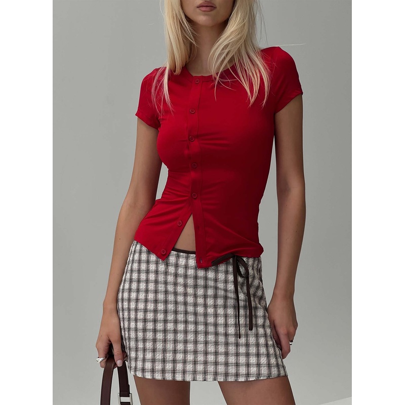 Calyssa Top Red