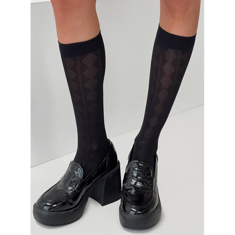 Campeon Knee High Socks Black