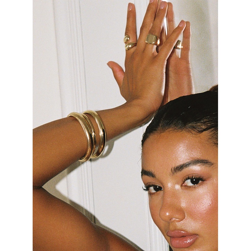 Dapperton Bangle Set Gold