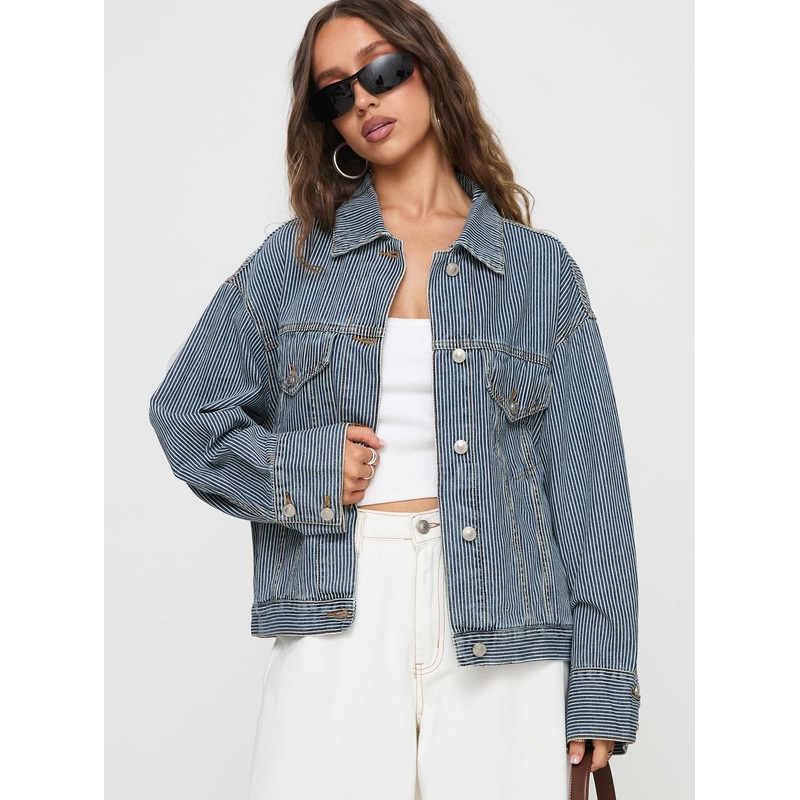 Eternal Sunshine Jacket Dark Wash Denim