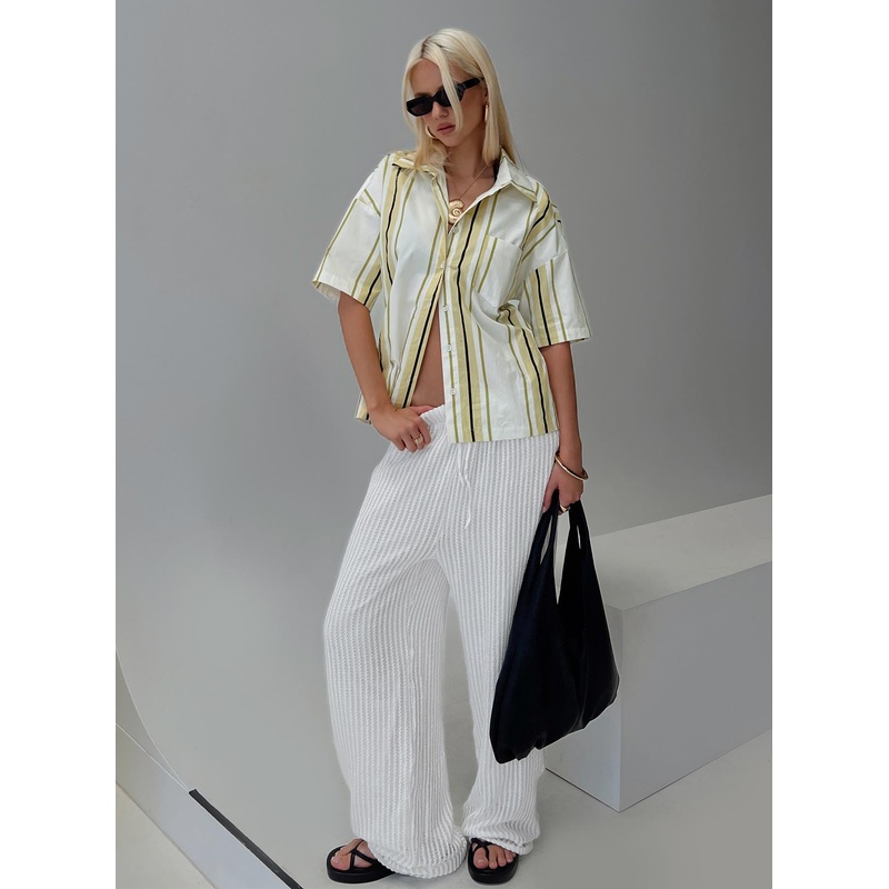 Grove Mesh Pants White