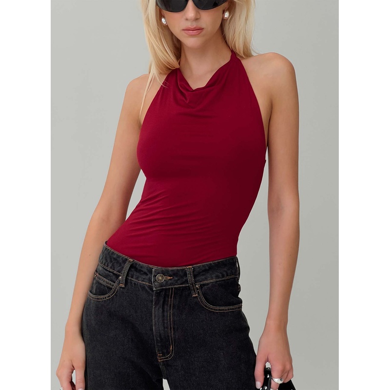 Imposter Bodysuit Cherry Red