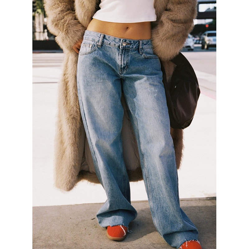 Sabryna Low Rise Jeans Blue