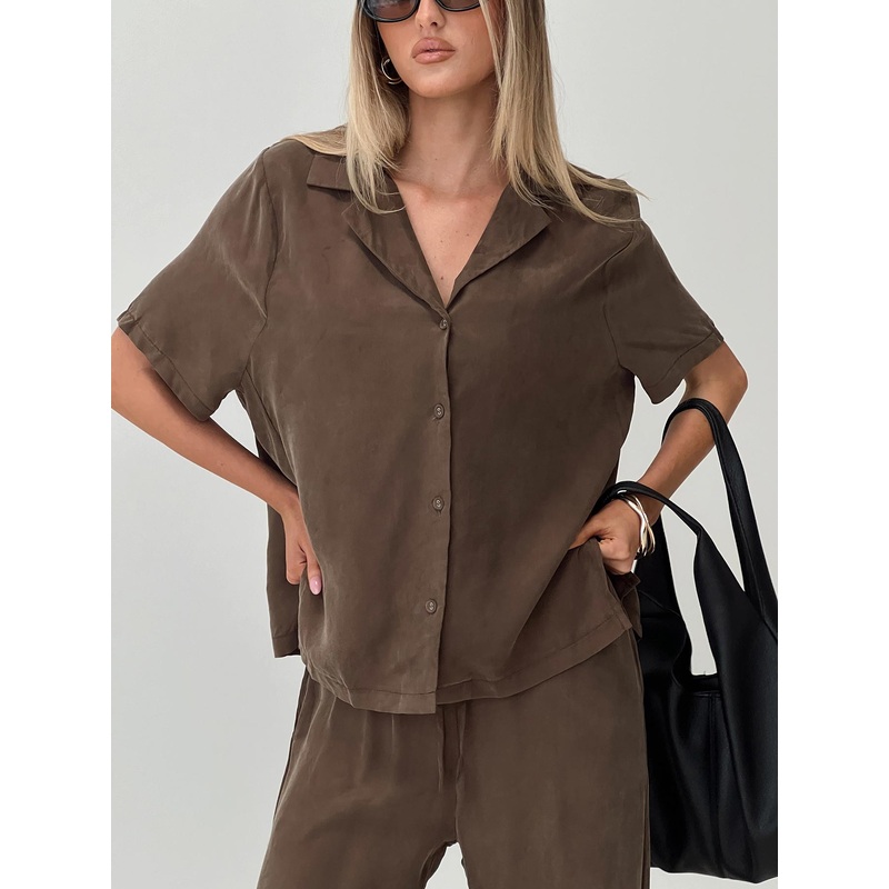 Tranquilis Shirt Brown