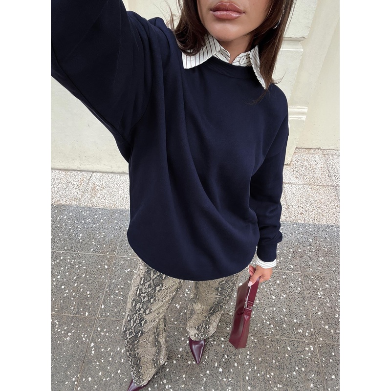 All Day Crewneck Sweatshirt Navy