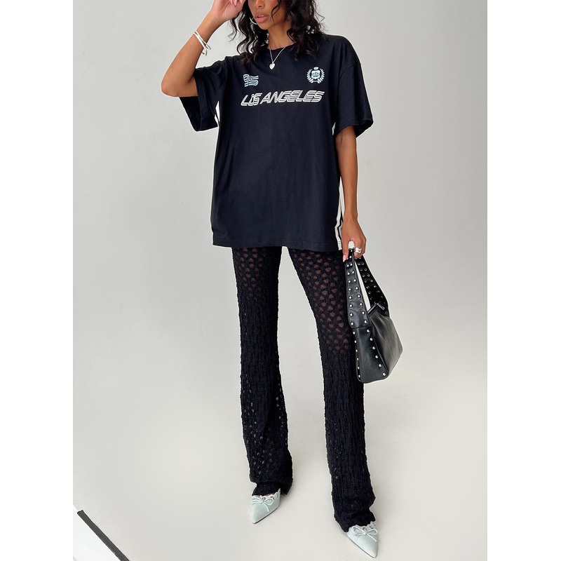 Call It What You Want Mesh Pants Black