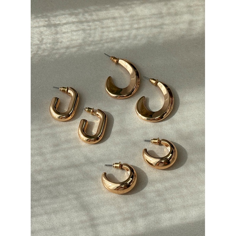 Dalena Earring Pack Gold