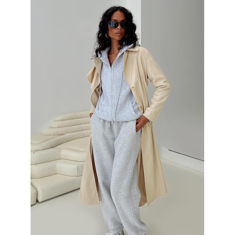 Haili Trench Coat Beige