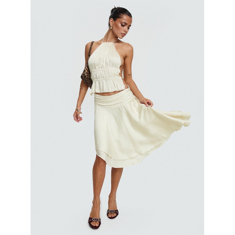 Legacy Midi Skirt Ivory