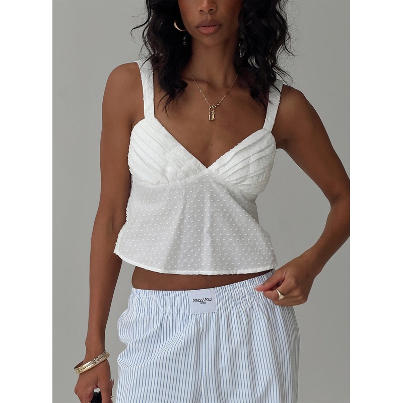 Prevost Cami Top White