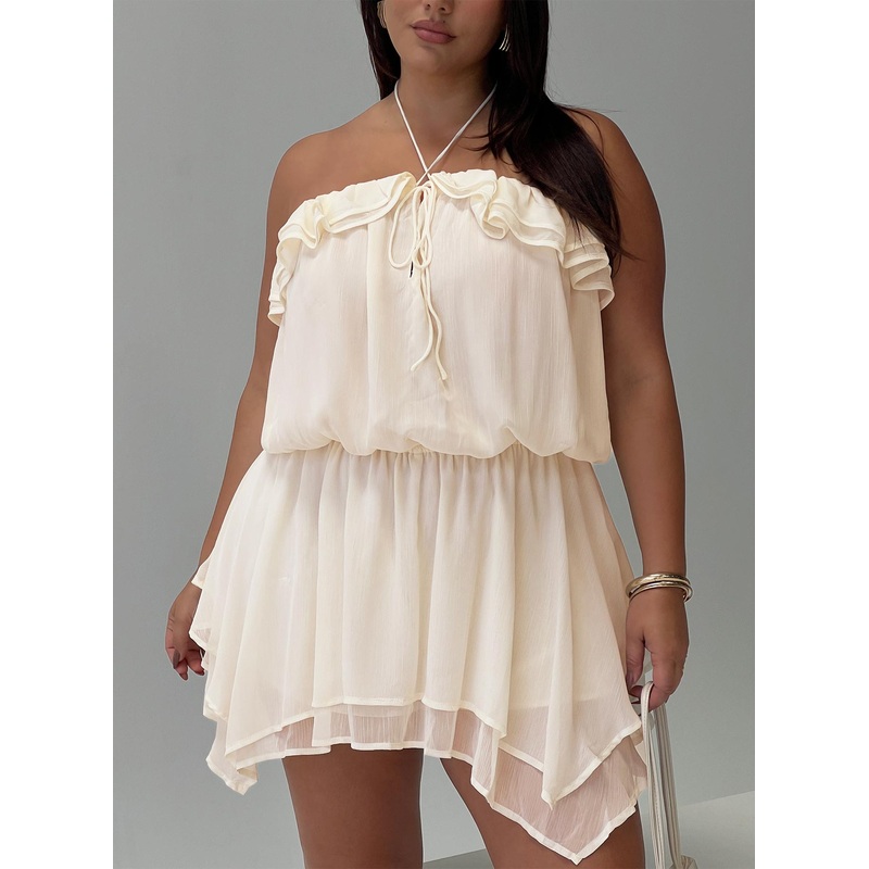 Soul Survivor Playsuit Cream Curve