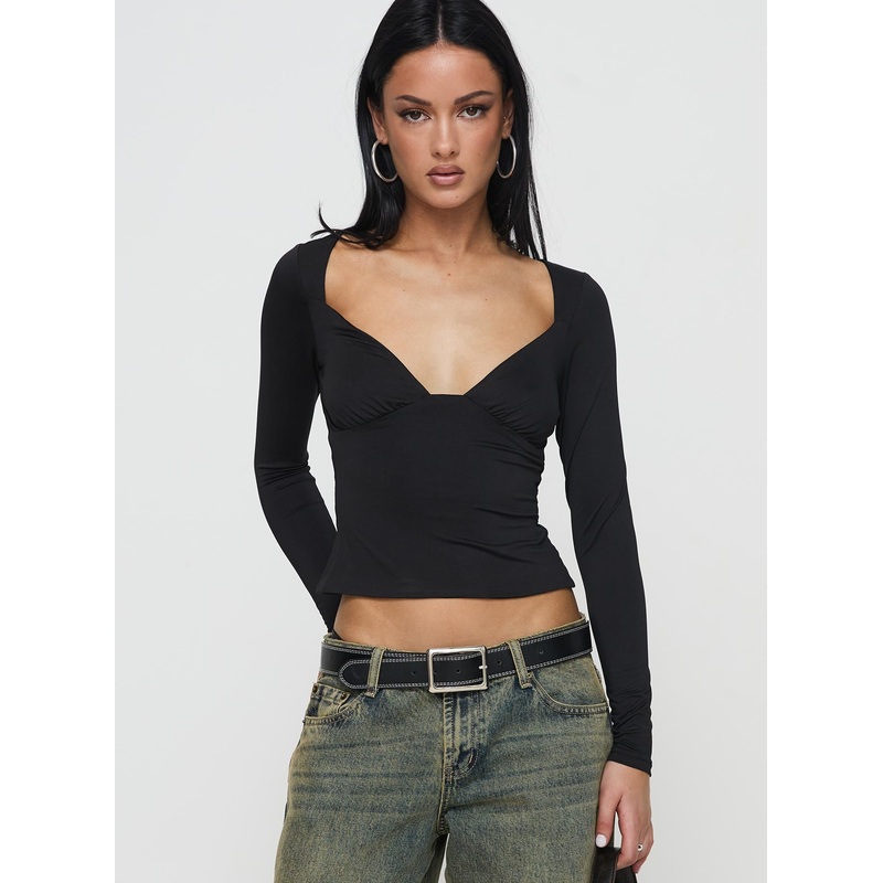 Annistyn Top Black