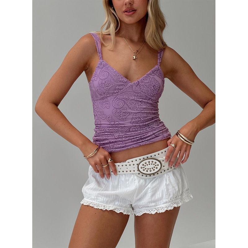 Attention On Me Top Purple