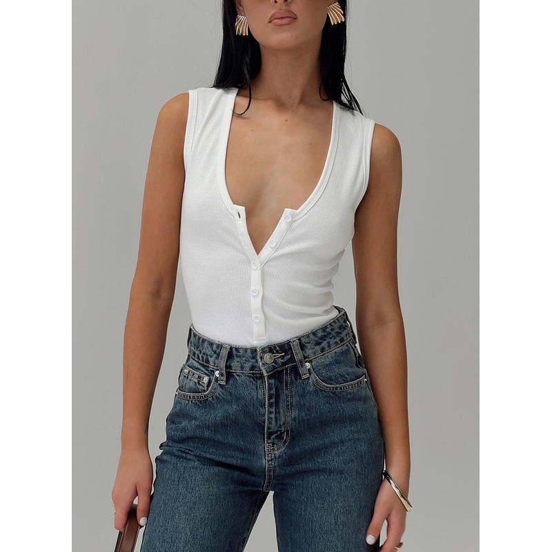 Avahlee Bodysuit White