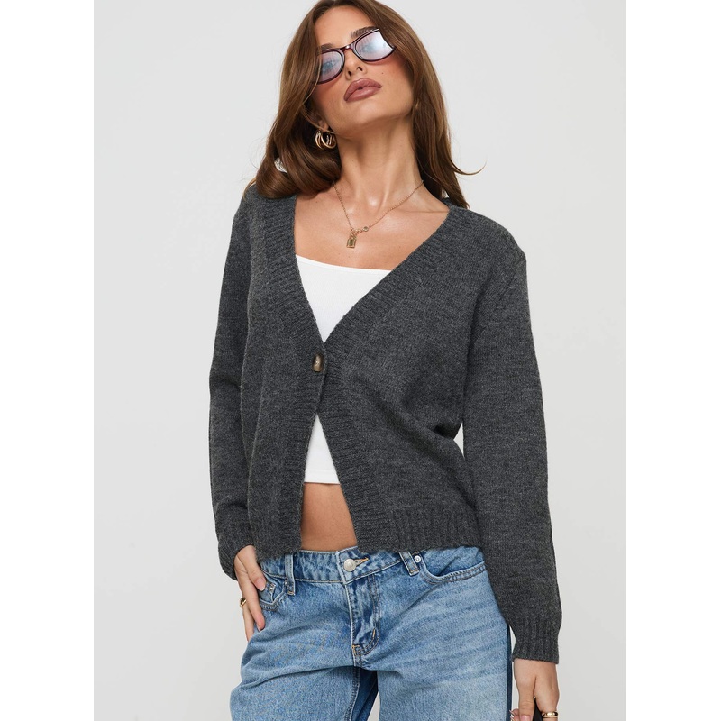 Larkins Cardigan Grey
