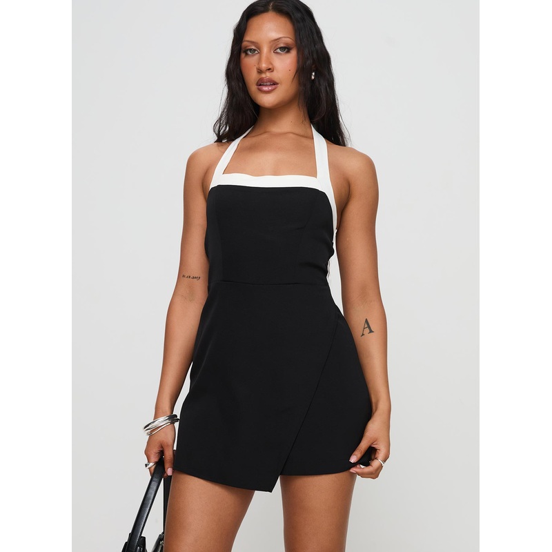 Masonne Romper Black / White