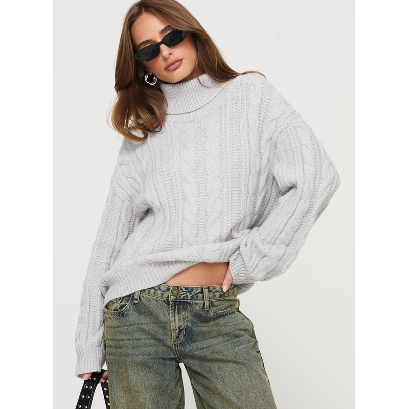 Nyle Knit Sweater Grey