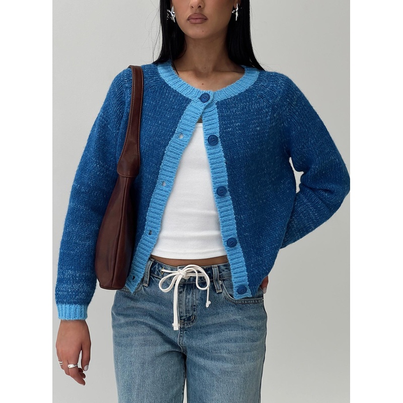 Oak Meadow Cardigan Blue