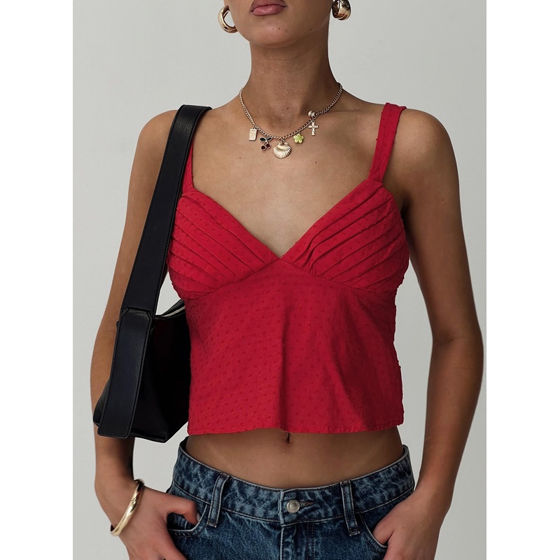 Prevost Cami Top Red