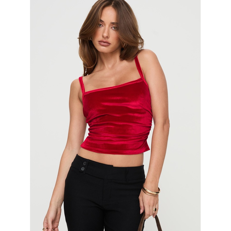 Say It Loud Top Red