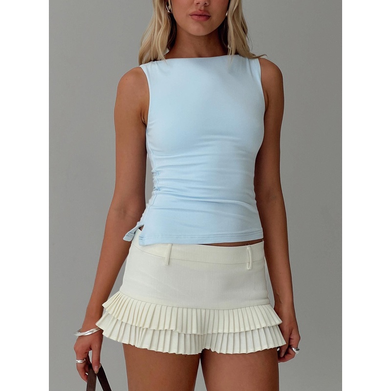 Wonderful World Top Baby Blue