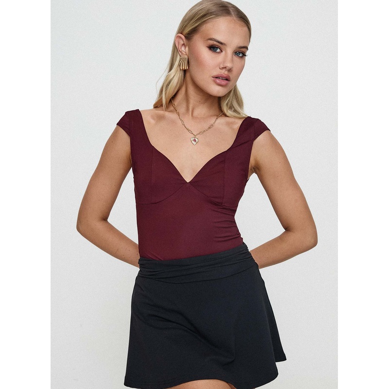 Zenon Bodysuit Wine
