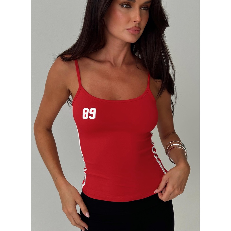 89 Trackstar Top Red