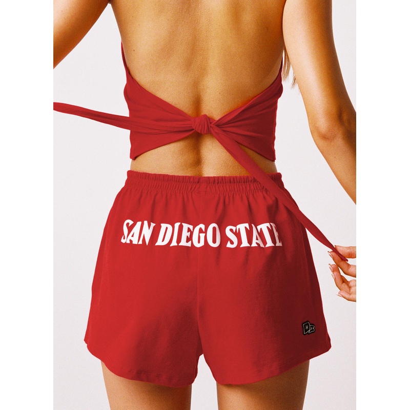 SDSU Soffee Shorts Red