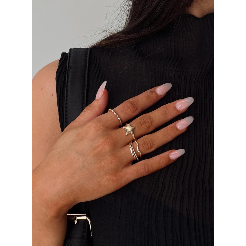 Casen Ring Set Gold