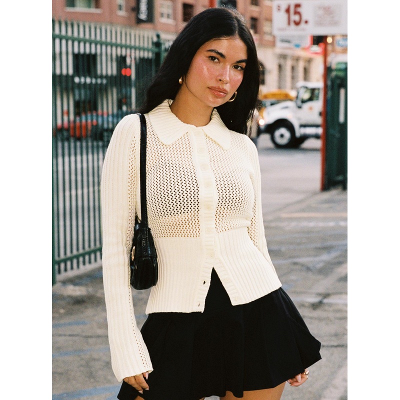 Ethanne Knit Cardigan Cream