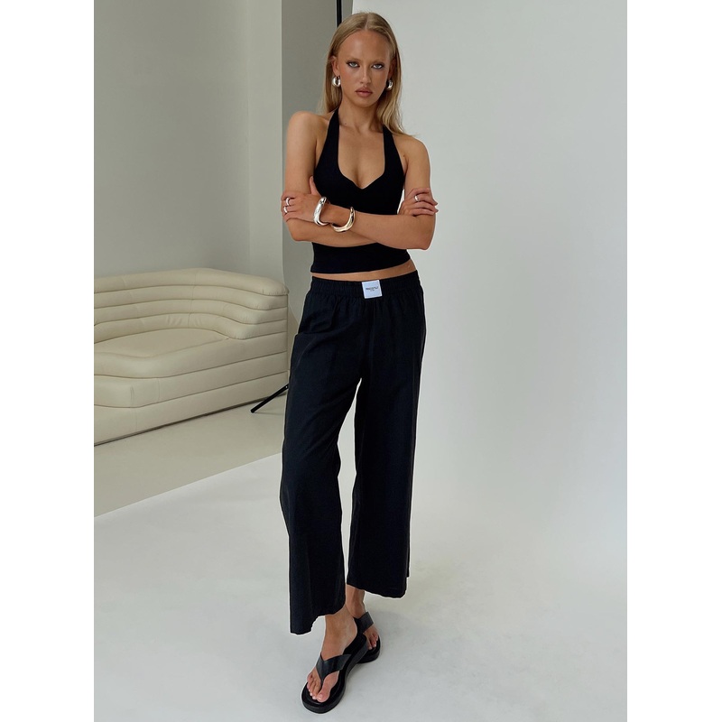 Beach House Pants Black