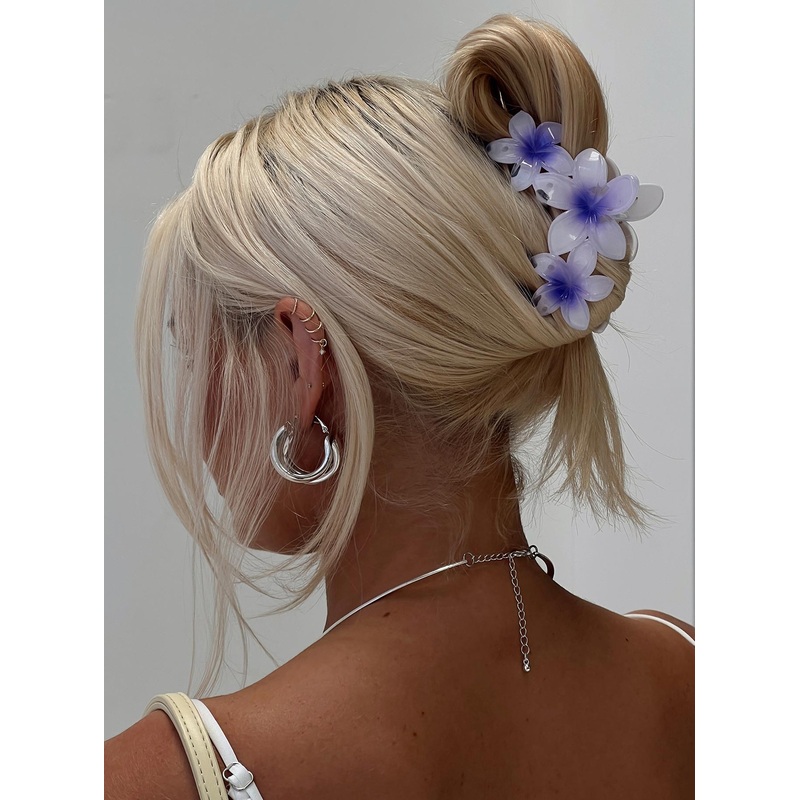 Chianti Frangipani Claw Clip Purple